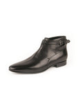Saint Laurent - Buckled Ankle Boots - Black - ForwardModa