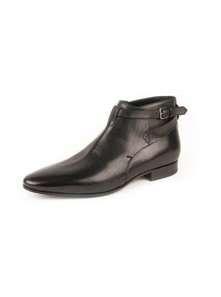 Saint Laurent - Buckled Ankle Boots - Black - ForwardModa
