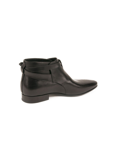 Saint Laurent - Buckled Ankle Boots - Black - ForwardModa