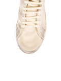 Joe "Smoking Forever" Canvas High Top Sneaker - White