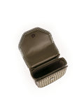 Wicker Mini Box Shoulder Bag - Green