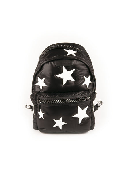 Falabella Go Stars backpack - Black / White