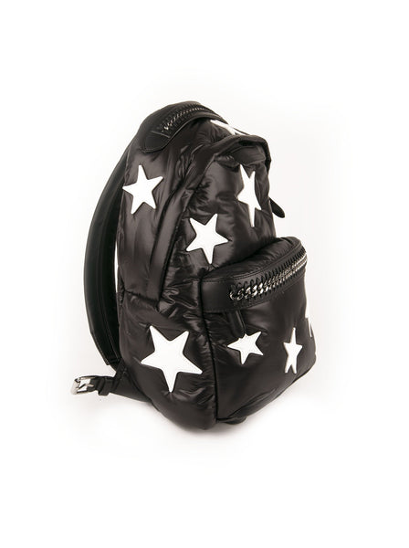 Falabella Go Stars backpack - Black / White