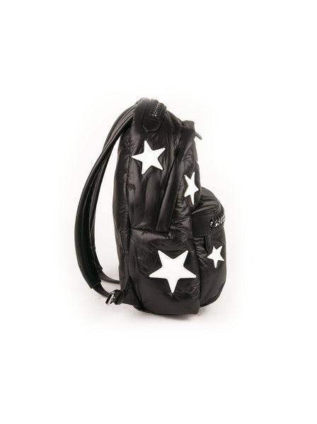 Falabella Go Stars backpack - Black / White
