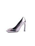 Roger Vivier - Belle Vivier Trompette Pump - Silver - ForwardModa