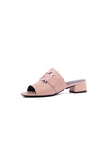 Rabat Metal Buckle Mule 35 - Rose Salmon