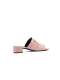 Rabat Metal Buckle Mule 35 - Rose Salmon