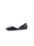 Roger Vivier - Ballerine Chips D'Orsay Flat - Black - ForwardModa