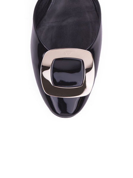 Roger Vivier - Ballerine Chips D'Orsay Flat - Black - ForwardModa