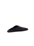 Roger Vivier - Bab' Viv' Strass Buckle Flat - Black - ForwardModa