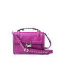 Garavani Rockstud Rolling Shoulder Bag - Fuschia