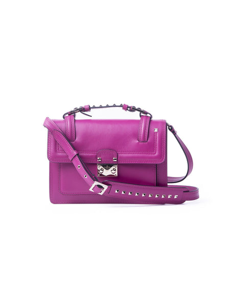 Garavani Rockstud Rolling Shoulder Bag - Fuschia