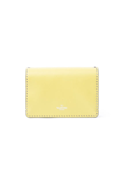 Garavani Stud Stitching Shoulder Bag - Yellow