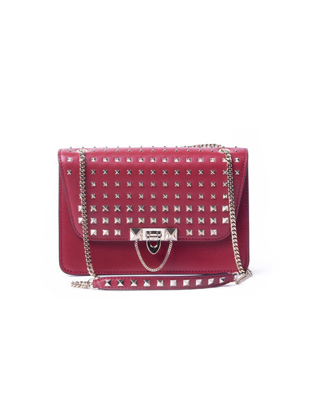 Garavani Demilune Crossbody Bag - Red