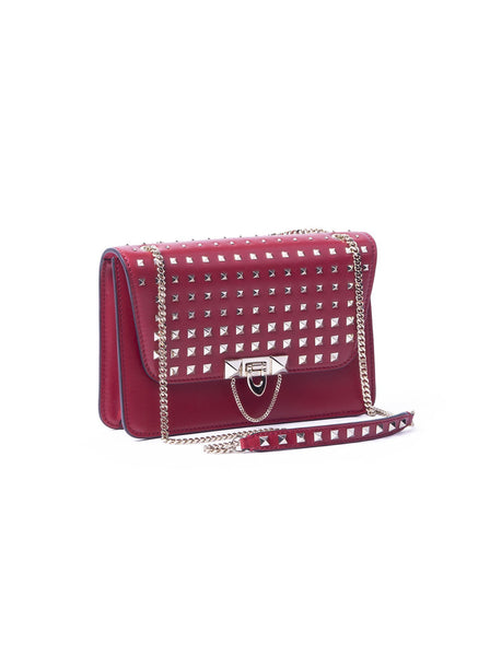 Garavani Demilune Crossbody Bag - Red