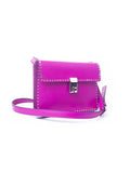 Garavani Rockstud Stitching Shoulder Bag - Fuschia