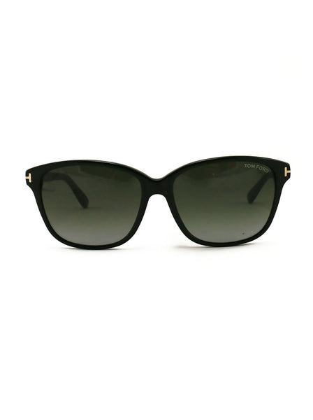 Dana Square Sunglasses - Black / Black
