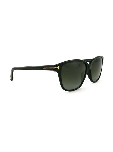 Dana Square Sunglasses - Black / Black