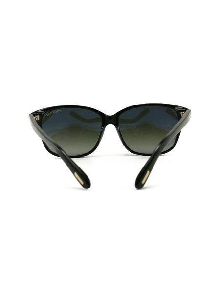 Dana Square Sunglasses - Black / Black