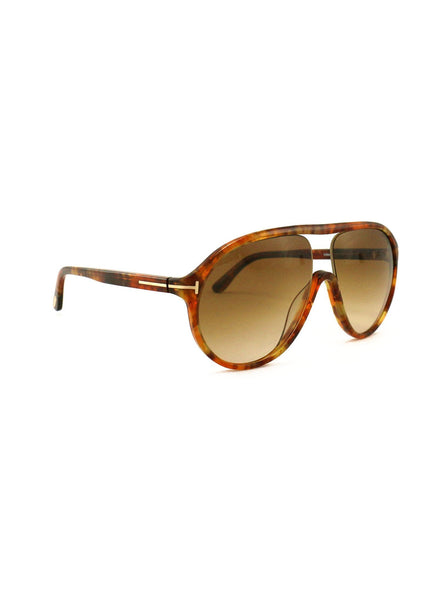 Edison Aviator Sunglasses - Brown / Brown