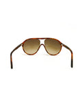 Edison Aviator Sunglasses - Brown / Brown
