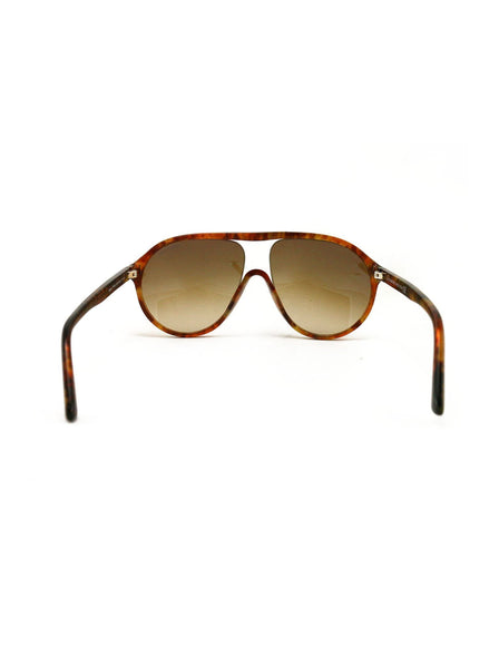 Edison Aviator Sunglasses - Brown / Brown