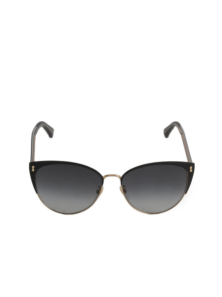Gucci - Cateye Acetate Sunglasses - Black / Grey Gradient - ForwardModa