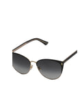 Gucci - Cateye Acetate Sunglasses - Black / Grey Gradient - ForwardModa