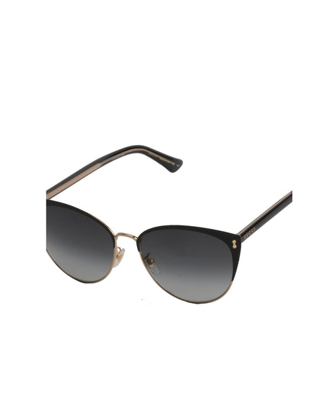 Gucci - Cateye Acetate Sunglasses - Black / Grey Gradient - ForwardModa