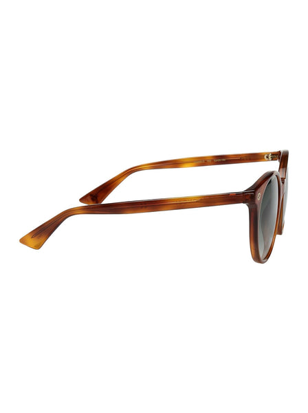 GG0091S-002 Cat Eye Sunglasses - Havana / Green Gradient