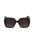 GG0096S-006 Round Sunglasses - Havana / Brown Gradient