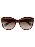 GG0097S-006 Cat Eye Sunglasses - Havana / Brown Gradient