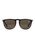 GG0120S-001 Square Sunglasses - Black / Brown