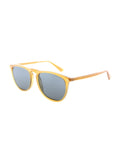 GG0120S-004 Square Sunglasses - Yellow / Gray