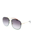 GG0227S-001 Aviator Sunglasses - Gold / Gray Gradient
