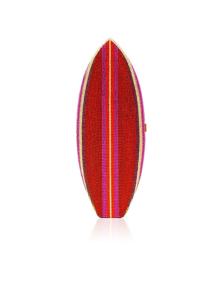 Super Tubes Surf Board Clutch - Champagne Fire Multi