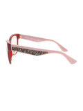 Miu Miu - Cat Eye SMU 06R TKW-5J0 Sunglasses - Polished Red & Pink / Gray Gradient - ForwardModa