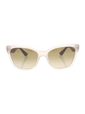 Miu Miu - Cat Eye SMU 06R UE2-5J2 Sunglasses - Matte Beige & Black / Brown Gradient - ForwardModa