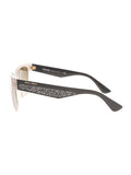 Miu Miu - Cat Eye SMU 06R UE2-5J2 Sunglasses - Matte Beige & Black / Brown Gradient - ForwardModa