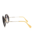 Reveal SMU 10R U6E-5D1 Sunglasses - Antique Gold & Yellow / Gray Gradient