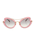 Scenique SMU 11R USU-3M1 Sunglasses - Transparent Pink & Gold / Gray Gradient