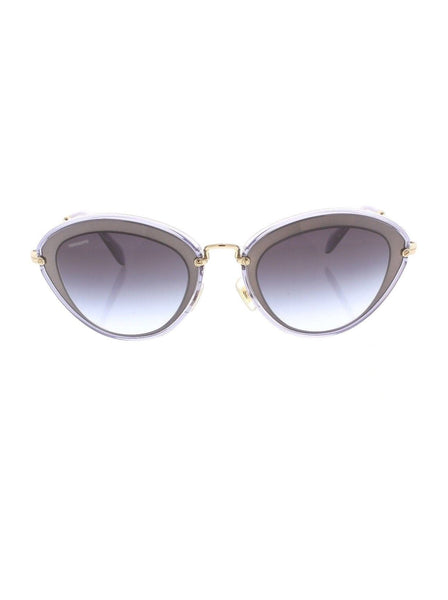 Semi Cat Eye SMU 51R UFE-2F0 Sunglasses - Lilac & Gold / Lilac Gradient
