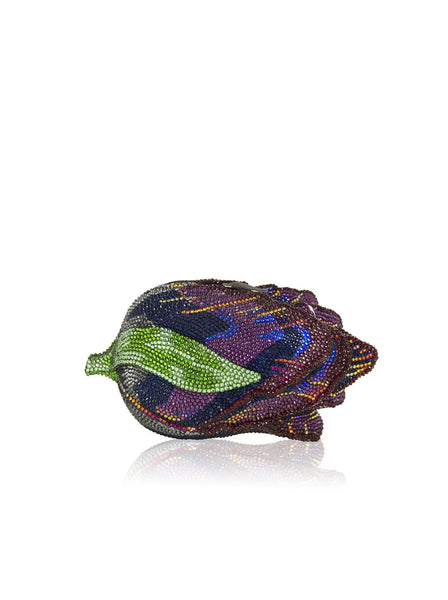 Reine Noire Tulip Clutch