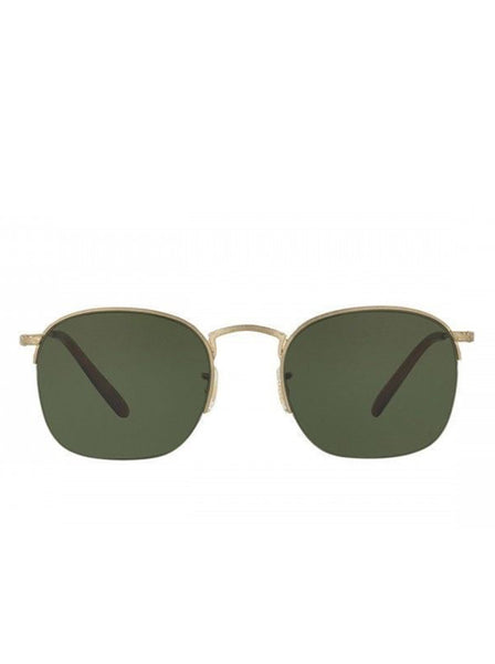 Rickman Mirrored Sunglasses - Gold / Green