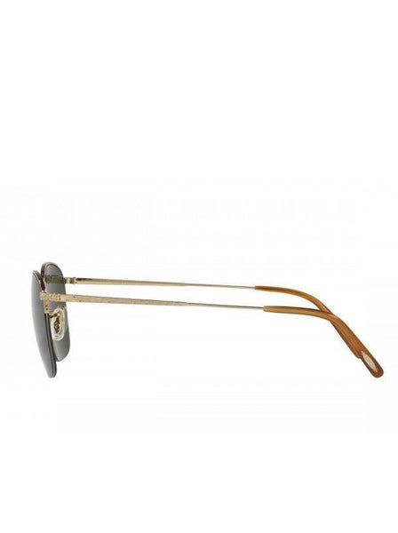 Rickman Mirrored Sunglasses - Gold / Green