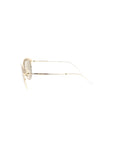 Miu Miu - Cat Eye SMU 53R VAF-1C0 Sunglasses - Sand Pale Gold / Gold Mirrored - ForwardModa