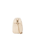 Star Patch Faux Leather Mini Shoulder Bag - Cream