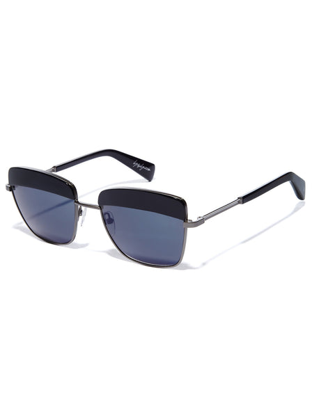 Square Butterfly Sunglasses YY7003 613 - Navy / Blue