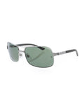 Neil Square Aviator Sunglasses T8200811 - Silver / Gray