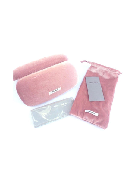 Semi Cat Eye SMU 51R UFD-3H2 Sunglasses - Pink & Gold / Gray Gradient